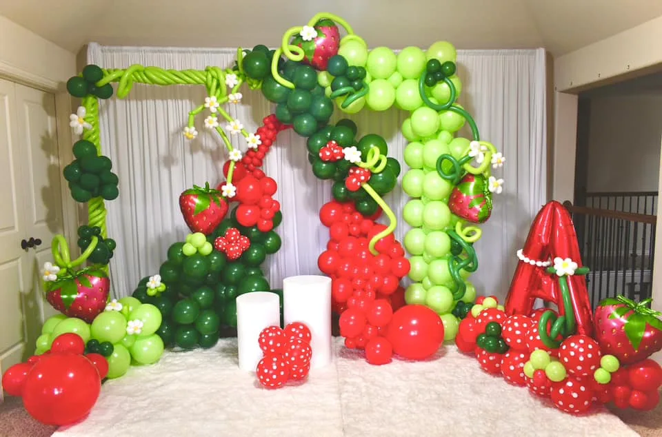 Strawberry Birthday Decor
