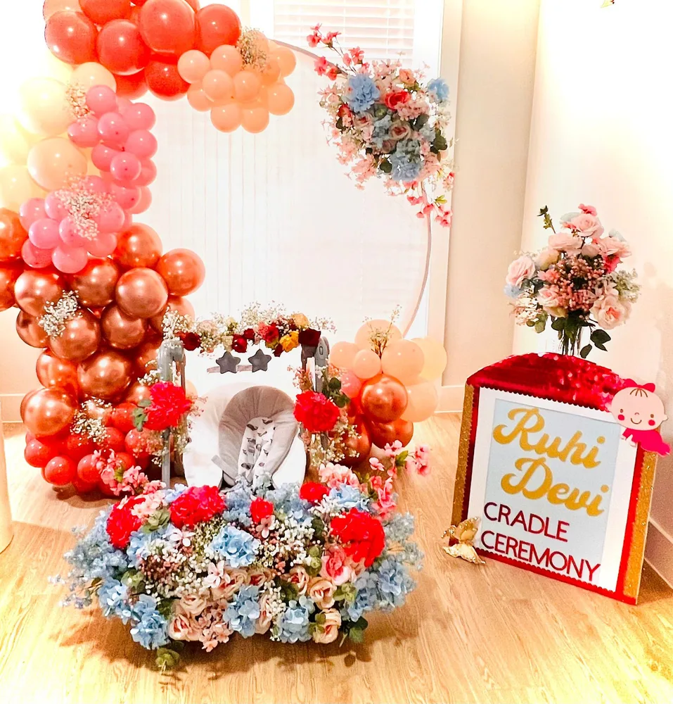 Cradle Ceremony Decor (Round Arch)