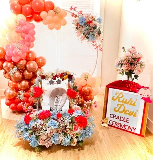 Cradle Ceremony Decor (Round Arch) - image 1