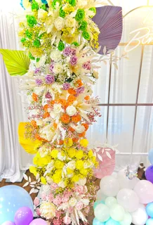 Pastel themed butterfly birthday decor - image 2