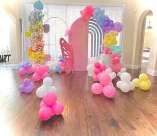 Pastel themed butterfly birthday decor - image 10