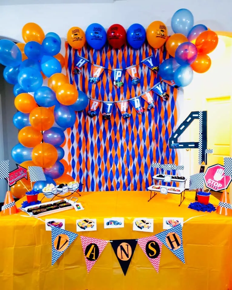 Cars Birthday Decor