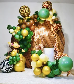 Zoo/Jungle Birthday Decor(Round Arch) - image 1