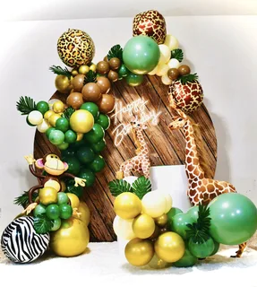 Zoo/Jungle Birthday Decor(Round Arch) - image 2