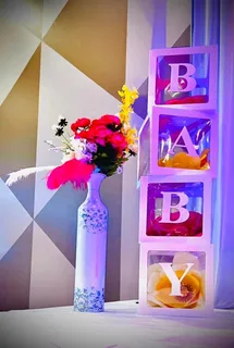 Multicolor Paper Flower Baby Shower Decor - image 2