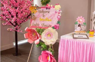 Multicolor Paper Flower Baby Shower Decor - image 7