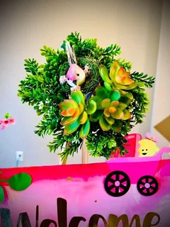 Multicolor Paper Flower Baby Shower Decor - image 8