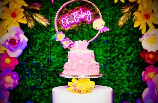 Multicolor Paper Flower Baby Shower Decor - image 9