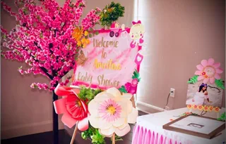 Multicolor Paper Flower Baby Shower Decor - image 10