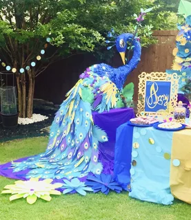 Peacock Birthday Decor - image 2