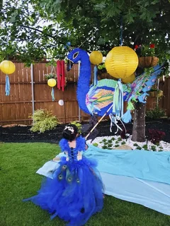 Peacock Birthday Decor - image 3