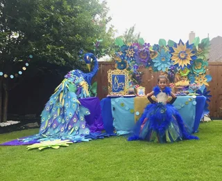Peacock Birthday Decor - image 4