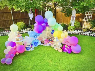 Outdoor Teepee Tent Pastel Unicorn Birthday Decor - image 4