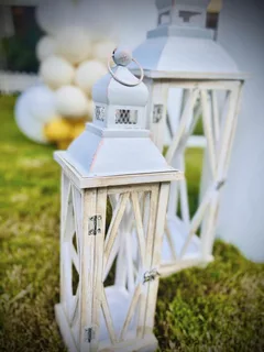 Pearl Mandarian Orange /Pearl Ivory Birthday Decor - image 2