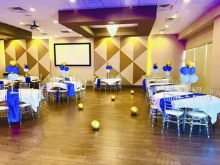 Royal Blue/Periwrinkle Blue/Gold Chiara Arch Birthday Decor - image 2