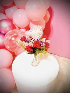 White/Lilac Birthday Decor - image 2