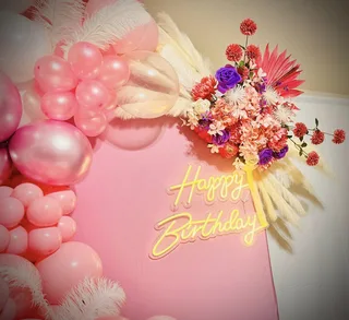 White/Lilac Birthday Decor - image 3
