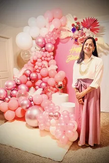 White/Lilac Birthday Decor - image 9